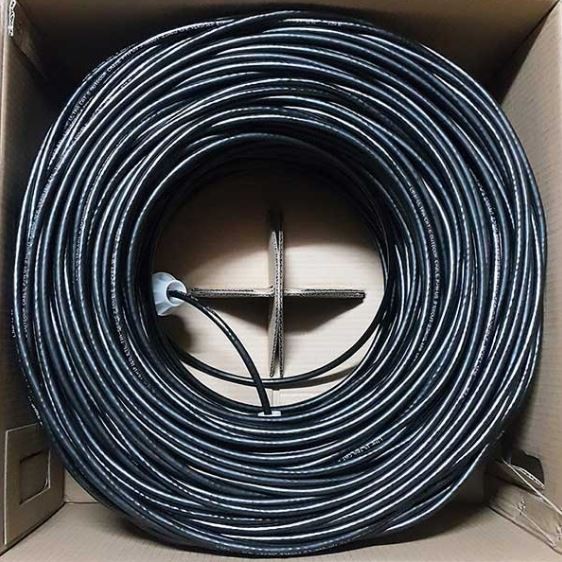 LINK (สายแลนนอกอาคารไม่มีสลิง) รุ่น US-9106OUT CAT6 UTP Cable (305m/Box) Outdoor Original (สีดำ) – รับประกัน 30 ปี ราคา ถูกที่สุด ดีลบีเคเค แกลเลอรีภาพที่ 5