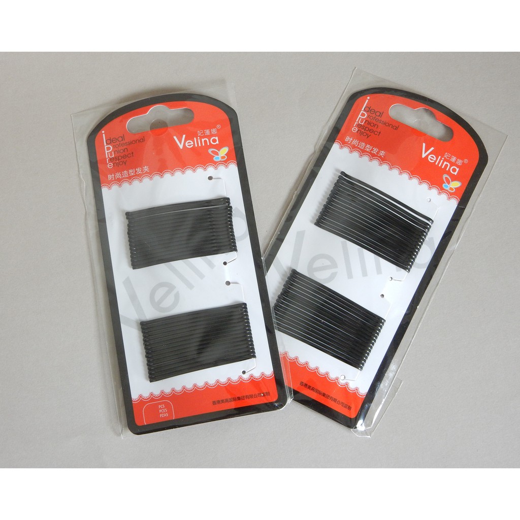 กิ๊ฟเสียบสีดำ แบบแผง  กิ๊บติดผม