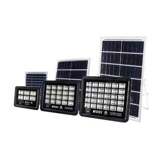 MODI ไฟโซล่าเซลล์ แสงขาว 50W 80W 200W 300W 400W IP65 ไฟ led Solar Cell พลังงานแสงอาทิตย์ แสงกลางแจ้งแสงสวน ส่องป้ายโฆษณา