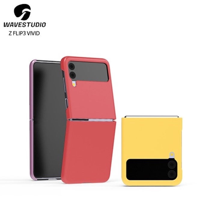[Samsung Galaxy Z Flip 3] 10 Bright Vivid colors Simple Slim Hard Case Polycarbonate Made in Korea