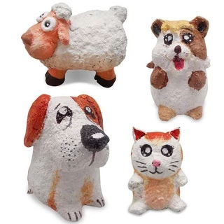 เดอะเบสท์สเตชั่น เปเปอร์มาเช่ เยื่อกระดาษ ดินปั้น 500กรัม Kidart Paper Mache GardeA 500g.