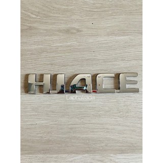 โลโก้HIACEติดรถตู้ขนาด18x3.3cm