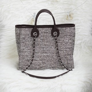 กระเป๋า Tweed Handbag พร้อมส่ง