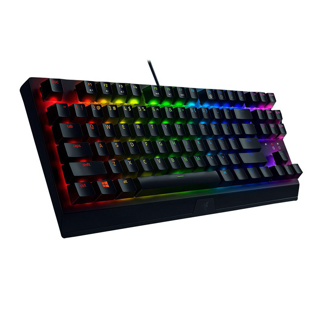 Razer Blackwidow V3 Tenkeyless Yellow Mechanical Switches Chroma RGB Gaming Keyboard -(Linear&Silent)(คีย์บอร์ดเกมมิ่ง)