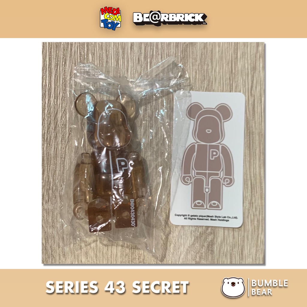 [‼️ของแท้, พร้อมส่ง‼️] 100% Bearbrick Series 43 Secret [Pique Gelato]