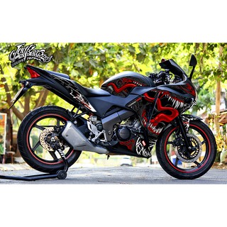 สติ๊กเกอร์แต่งลายรถ HONDA CBR 150 ตัวเก่า(ก่อนโมเดลใหม่) ลาย VENOM