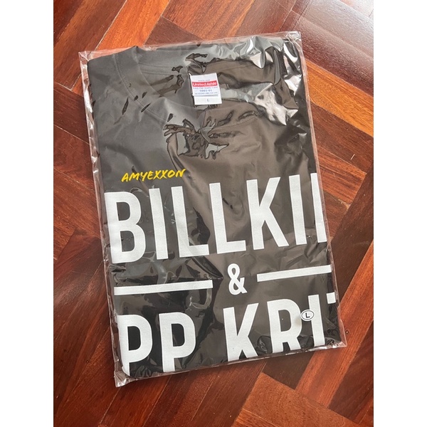 เสื้อยืดสีดำ Billkin &amp; PP Krit Collection Summer Sonic Extra Size L