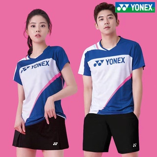 Yonex ใหม่ เครื่องแบบแบดมินตัน เครื่องแบบนักเรียน มืออาชีพ สําหรับผู้ชาย และผู้หญิง