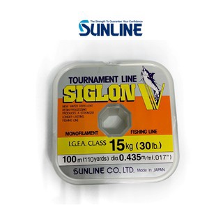 สายเอ็น SUNLINE รุ่น Siglon V เหนียว และ นิ่ม ผิวลื่น สายพันธ์แท้จากญี่ปุ่น ยาว 100 เมตร (สีเขียว)