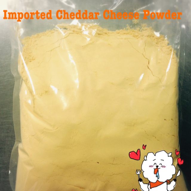 Cheese & Cheese Powder 310 บาท ชีส/เชดดาร์ชีสแท้ 100% แบบผง นำเข้าไม่ปรุงแต่ง รสและสีธรรมชาติ  Cheddar cheese powder Food & Beverages