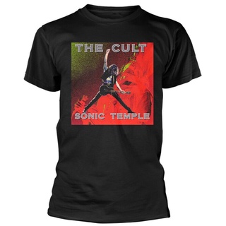 เสื้อยืดคอกลม【COD】 เสื้อยืด ลาย The Cult Sonic Temple (สีดํา) ใหม่ ของแท้! COMING CLUB oversizeS-5XL