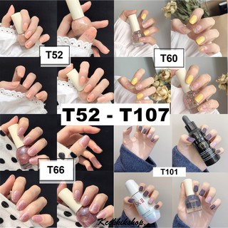 (T52-T107) ยาทาเล็บกึ่งเจล Two Moons 10ML. ยาทาเล็บ สีทาเล็บ