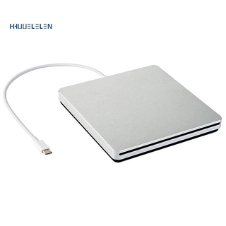 External Dvd Burner Drive Type-C ออปติคอลดิสก์ไดรฟ์แบบสล็อตในตัว Cd/Dvd +/- Rw Burner Usb C สําหรับ Mac/Window