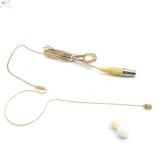 ECHO- ~Beige Single Earhook Headset Headworn Microphone 4-Pin XLR For Shure Wireless【Echo-baby】