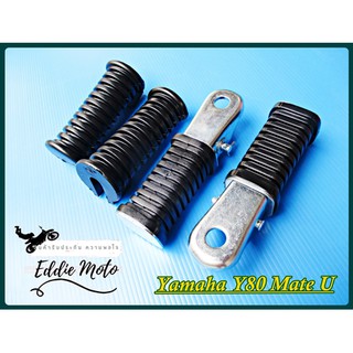 YAMAHA Y80 MATE U FRONT &amp; REAR FOOT PEG SET RUBBER SET  // ยางพักเท้าหน้า-หลัง เซ็ท 4 ชิ้น สินค้าคุณภาพดี