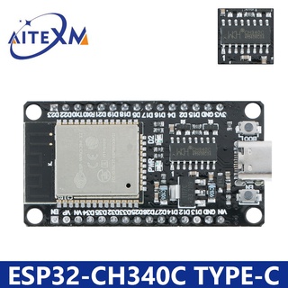 บอร์ดไมโครคอนโทรลเลอร์ ESP32 TYPE-C USB CH340C WiFi และบลูทูธ ใช้พลังงานต่ํา ESP32-DevKitC-32 ESP-WROOM-32