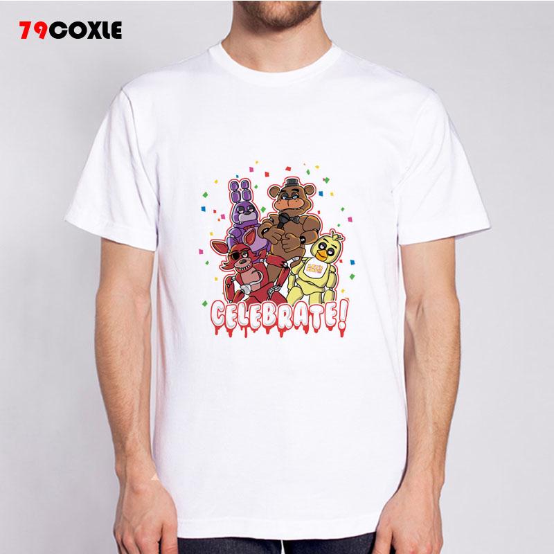 fnaf แขนสั้น เสื้อยืดชาย หญิง [พร้อมส่ง ของถึงไทยแล้ว] man tee tshirt