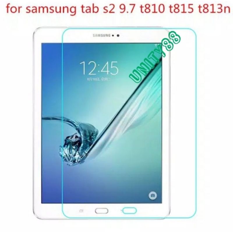 Samsung Tab S2 9.7 นิ้ว T810 T815 T819 T819y กระจกนิรภัยป้องกันรอยขีดข่วนแก้วแท็บเล็ต