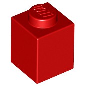 Lego part (ชิ้นส่วนเลโก้) No.3005 / 30071 / 35382 Brick 1 x 1