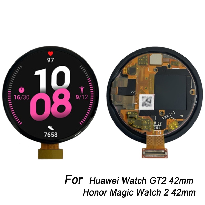 High Quality LCD Screen and Digitizer Full Assembly for Huawei Watch GT2 42mm / Honor Magic Watch 2 42mm