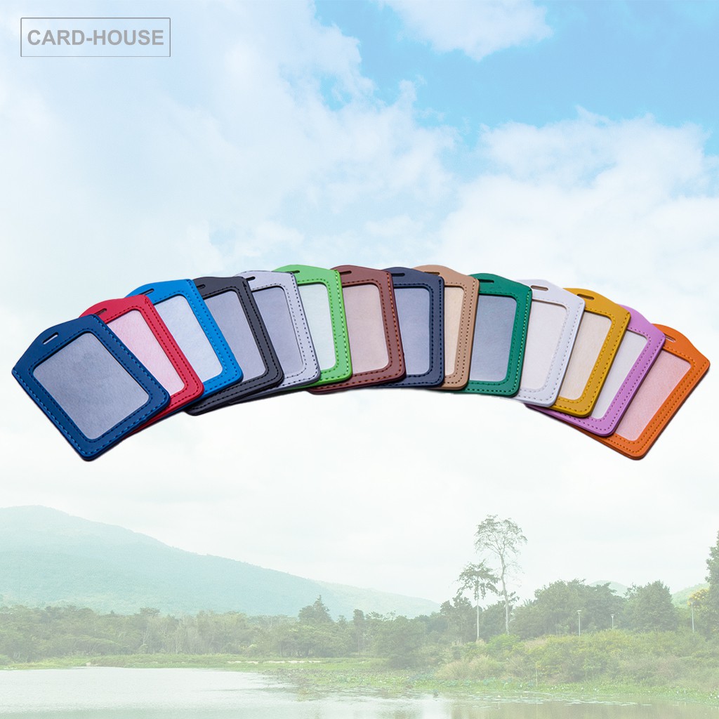 ซองหนังใส่บัตรพนักงาน 19 สี บรรจุ 1 ชิ้น