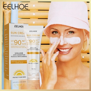 Eelhoe ครีมกันแดด ควบคุมความมัน กันน้ํา ให้ความชุ่มชื้น SPF 90 (40 กรัม)