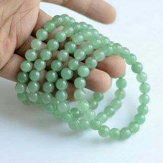 ข้อมือหยกแท้  6mm {ราคาปกติ 300บาท}