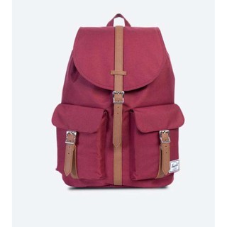 กระเป๋าเป้ Herschel Dawson Backpack - Windsor wine / Tan ของแท้ ส่ง