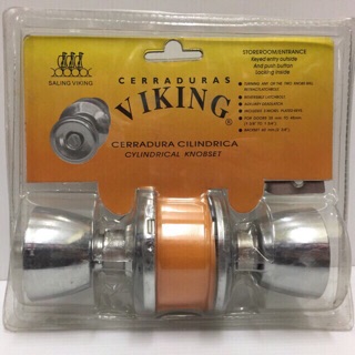 ลูกบิดประตู Viking หัวทรงถ้วย สำหรับห้องน้ำ