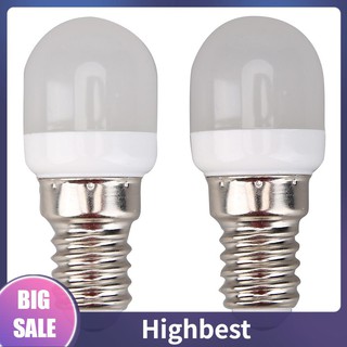 หลอดไฟ LED E 14 ติดตู้เย็นประหยัดพลังงาน AC220-240โวลต์ 2วัตต์