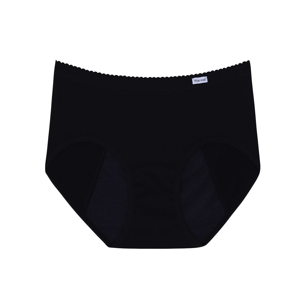 Wacoal Hygieni Night Half Panty กางเกงชั้นในอนามัย รูปแบบครึ่งตัว 1 เซ็ท 2 ชิ้น (สีเนื้อ/NATURAL NUDE , สีดำ/BLACK)- WU5