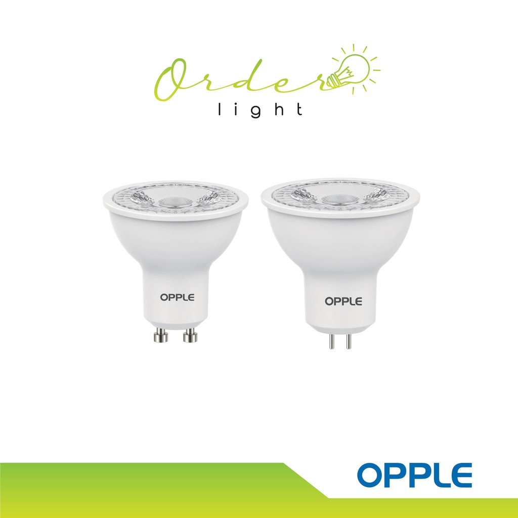 Opple GU10 GX5.3 หลอดไฟ LED MR16 220V รุ่น Ecomax ll หรี่ไฟได้