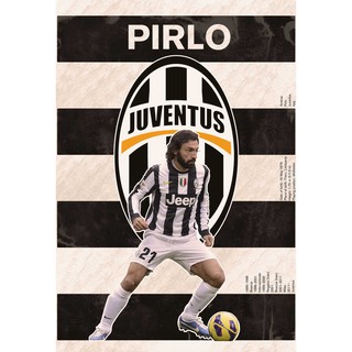 โปสเตอร์ อังเดร ปีร์โล Andrea Pirlo Juventus ยูเวนตุส Poster ของขวัญ ฟุตบอล Football รูปติดผนัง แต่งบ้าน แต่งคอนโด