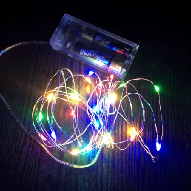 ไฟปีใหม่/ไฟประดับLED/ไฟตกแต่งแบบใส่ถ่าน ยาว 2.5เมตร