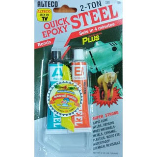 กาวติดเหล็กแห้งเร็ว Alteco Quick Epoxy Steel Alteco (1ชุด)