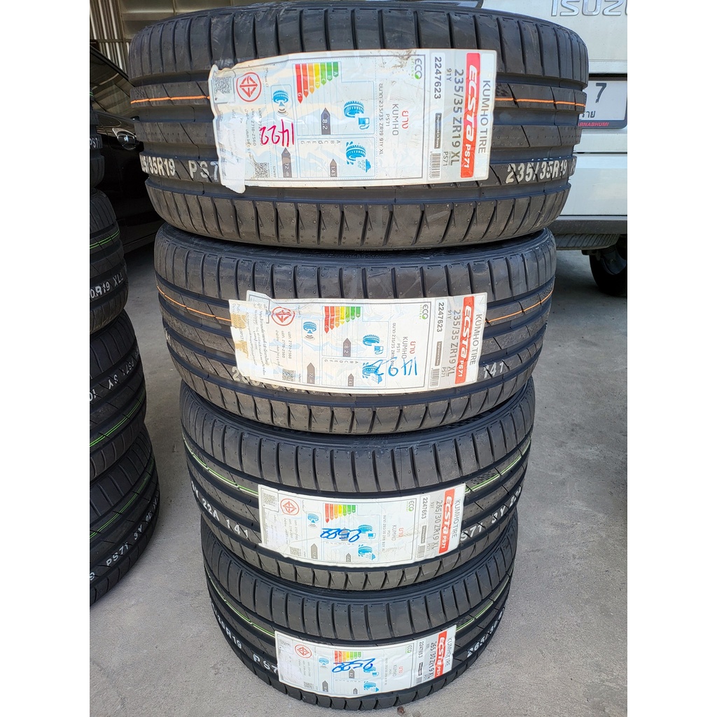 🔴 ยาง Kumho Ecsta PS71 - 235/35/19+265/30/19 ปี 22