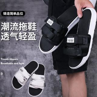 2563 รองเท้าแตะยอดนิยมใหม่ วัสดุหนารองเท้าแตะ รองเท้าแตะสำหรับผู้ชายและผู้หญิง