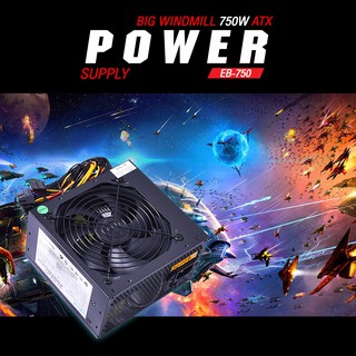 💥💥พร้อมส่ง💥💥 Power Supply OKER 750W. Model EB-750 🚩🚩รับประกัน 1 ปี🚩🚩