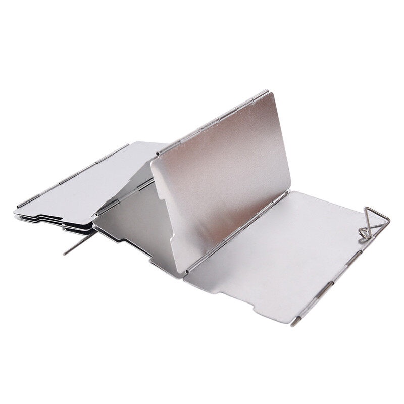 Pare-vent Pliable Pour Réchaud De Camping – 9 Plaques, Protection Contre Le Vent