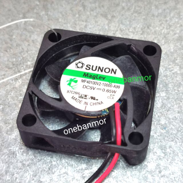 DC401005DRM 5V DC 40MM DUST RESISTANT MAGLEV SLEEVE FAN SUNON SUNON 1924831 main image 1