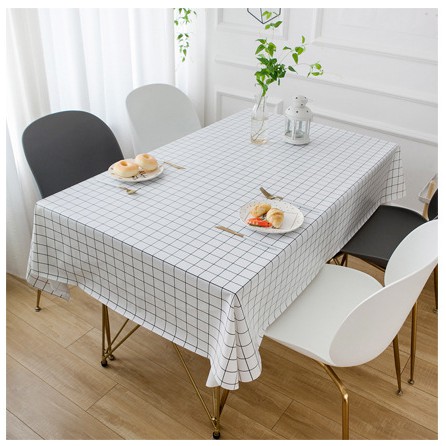 YIWUSHOP ปลีก/ส่ง 10013 ผ้าปูโต๊ะ กันน้ำและกันเปื้อน ทำความสะอาดง่าย