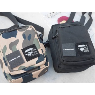 A Bathing Ape Bape ของแท้ 💯% 1ST CAMO Camera Pouch  [CORDURA] #ape กระเป๋าสายสะพายข้าง @mrtime699