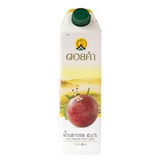 ดอยคำ น้ำเสาวรส 50% 1000 มล. x1 กล่อง Doi Kham 50% Passion Fruit Juice 1000ml x1 Box