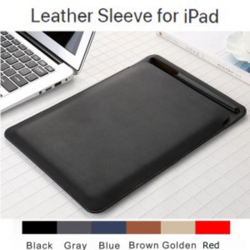 Apple Leather Case Pencil Slot Cover For Apple iPad Pro 12.9 M1 Gen5 2021 nCRb
