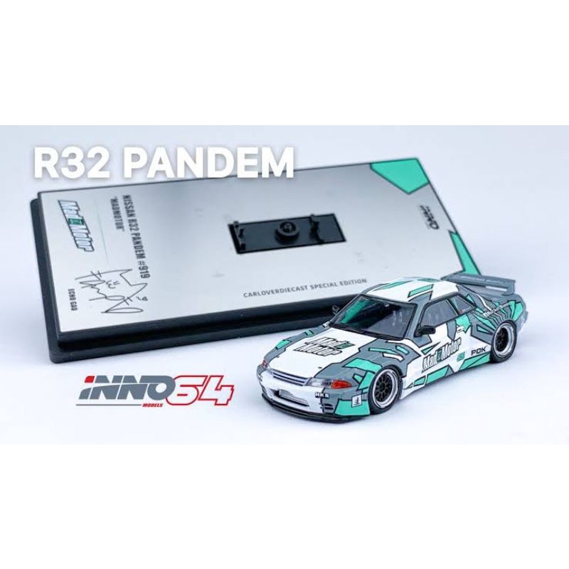 INNO64 1/64 Nissan Skyline GT-R (R32) Mad Motor Pandem
