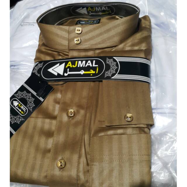 เสื้อคลุม นําเข้า แบรนด์ Ajmal กระดุมข้อมือ motif From vietnam Al Haramain Robe