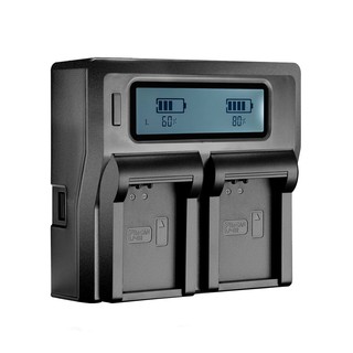 แท่นชาร์จกล้องมีจอ LCD Dual Fast Charger Sony NP-FH50
