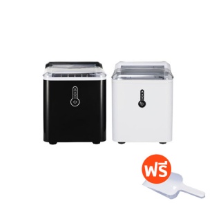 GENNEW Ice maker เครื่องทำน้ำแข็ง ทำน้ำแข็งใน 6-9 นาที แท้งค์น้ำ 1.6L เก็บน้ำแข็งได้ 60 แถมฟรีที่ตักน้ำ GNIM-12