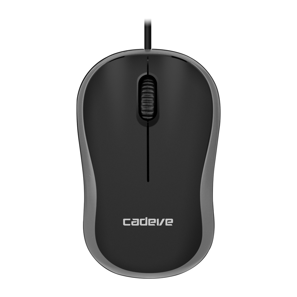 Cadeve เมาส์ทำงาน เมาส์มีสาย MS220 Optical mouse USB 2.0 1600DPI ยาว 1.2m (MS220) - รูปที่ 2