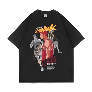 การพิมพ์ฝ้ายเสื้อยืด | ขนาดใหญ่ | Slamdunk BOOTLEG รองเท้าบูท  | BillionstarsS-4XL